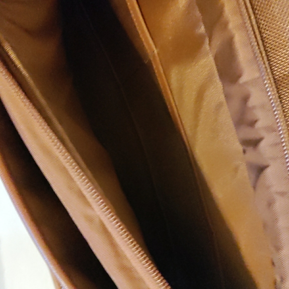 VINTAGE COACH TANNED COWHIDE LEATHER LAP-TOP BRIEFCASE /BUSINESS SHOULDER BAG - Picture 12 of 13